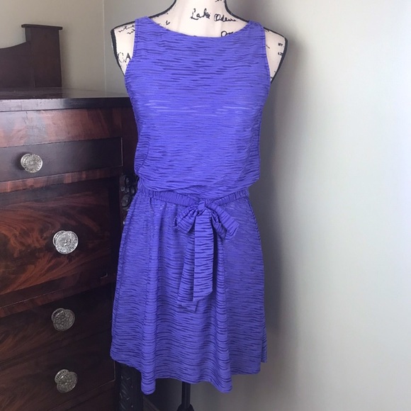 Catherine Malandrino Purple Sleeveless Dress XS - Picture 4 of 6